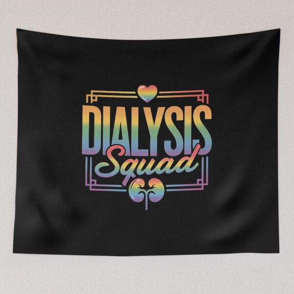 Item preview, Dialysis Squad Funny Nephrology Hemodialysis Tech Nurse designed and sold by BlackStars3Neon.