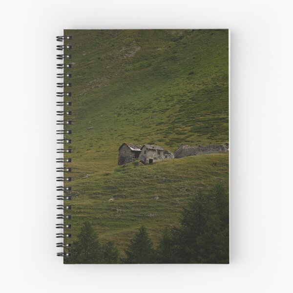 Item preview, Rustic Alpine Stone Huts in Verdant Meadow designed and sold by asun5.