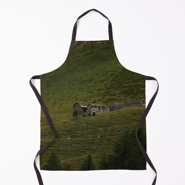 Item preview, Rustic Alpine Stone Huts in Verdant Meadow designed and sold by asun5.