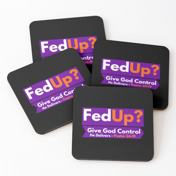 Item preview, FedUp Give God Control Psalm 3419 - Christian Bible &amp; Jesus 		 designed and sold by stekddtwmmi75.