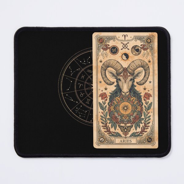 Item preview, zodiac signs, aries, vintage card, a gift for everyone, designed and sold by miro-bob-design.
