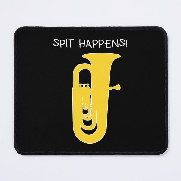 Item preview, Tuba - Spit Happens - Funny Marching Band Concert Band Design designed and sold by JennyAbamu45.