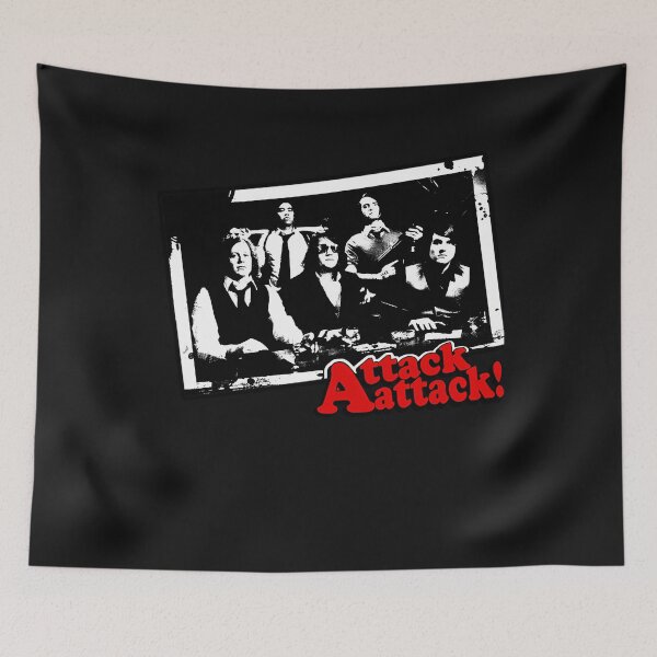 Item preview, Attack Attack Band Vintage Black and White designed and sold by keelyhca.
