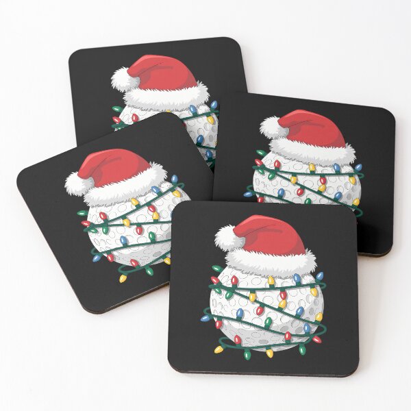 Item preview, Golf Ball Santa Hat Men Womens Christmas Golfing Xmas Lights designed and sold by LeeEvans222.