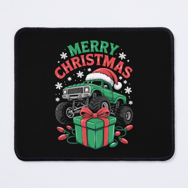 Item preview, Merry Christmas Monster Truck Xmas designed and sold by CookWorldLaughs.