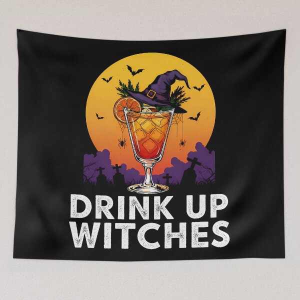 Item preview, Drink Up Witches Haloween Party Costume Crew designed and sold by Dot1001.