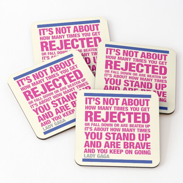 Item preview, Lady Gaga Quotation, It’s Not About designed and sold by CharlottePlaceArt.