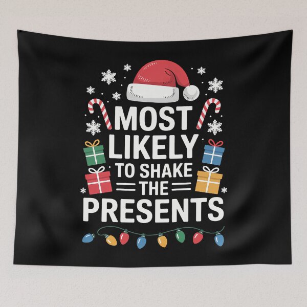 Item preview, Most Likely To Shake The Presents family Christmas designed and sold by CookWorldLaughs.