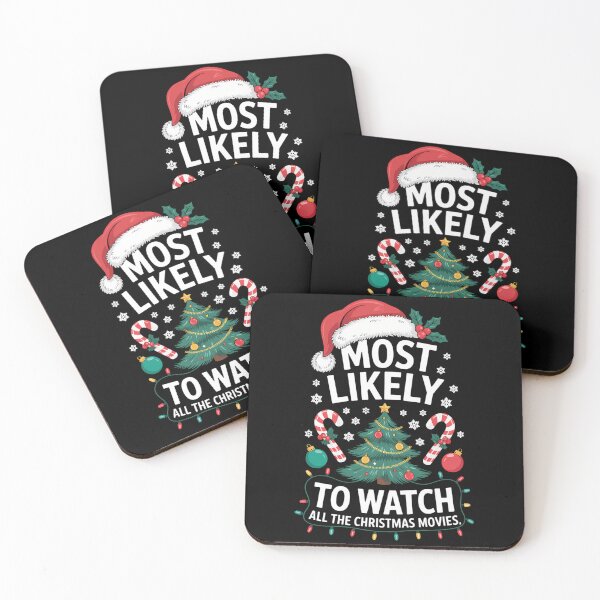Item preview, Most Likely To Watch All The Christmas Movies Christmas designed and sold by CookWorldLaughs.