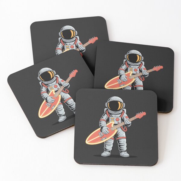 Item preview, Surf Guitar Astronaut – Summer & Halloween Space Music Design designed and sold by ColorSplash123.