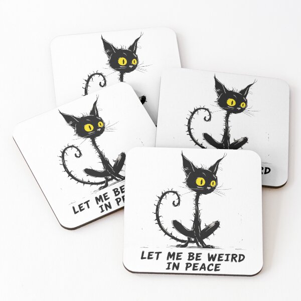 Item preview, Let Me Be Weird In Peace designed and sold by Angry Swan Designs.