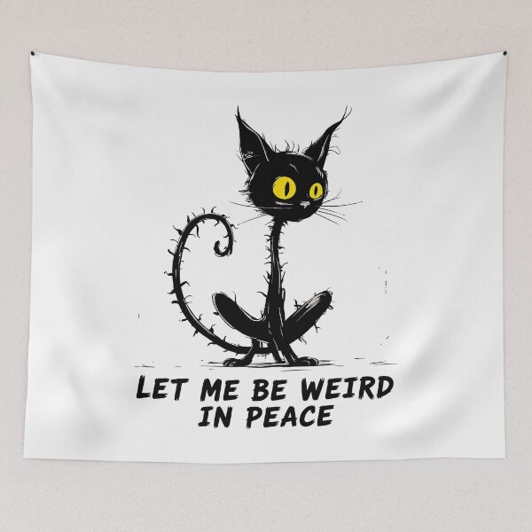Item preview, Let Me Be Weird In Peace designed and sold by Angry Swan Designs.