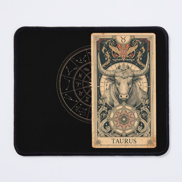 Item preview, zodiac signs, taurus, vintage card, a gift for everyone, designed and sold by miro-bob-design.