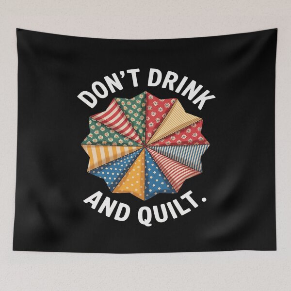 Item preview, Don't Drink and Quilt Sewing - Stitching Sanity designed and sold by petrichorsworld.