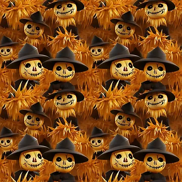 Artwork thumbnail, Halloween - Pattern V4 by RWT-Design