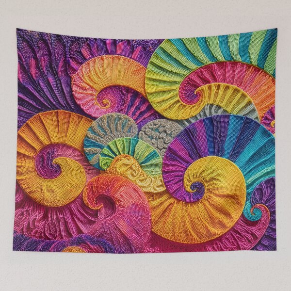 Item preview, Colorful Spiral Abstract Background Vivid Energy Swirl designed and sold by Jirka Svetlik, Studio Illuvision.