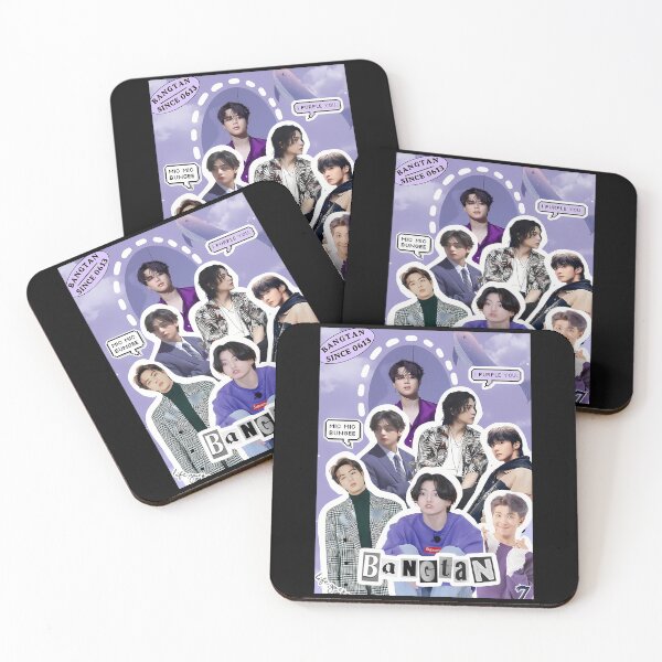Item preview, Bangtan Since 0613 Mic Mic Bungee I Purple You Bts - Purple Collage designed and sold by RaulPinto.