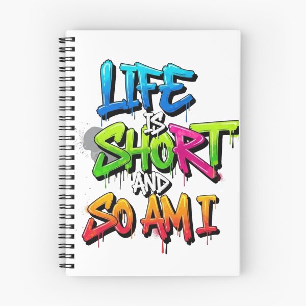 Item preview, Life is Short, So Am I - Stylish Script Typography designed and sold by HEL-GSHOP.
