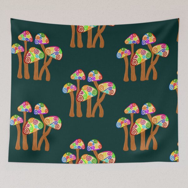 Item preview, Multicoloured Mushrooms  designed and sold by Martinmotor.
