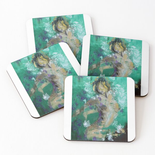 Item preview, 60 Teal Blooms, Figure in Fluid Motion designed and sold by obonyemeciusj.
