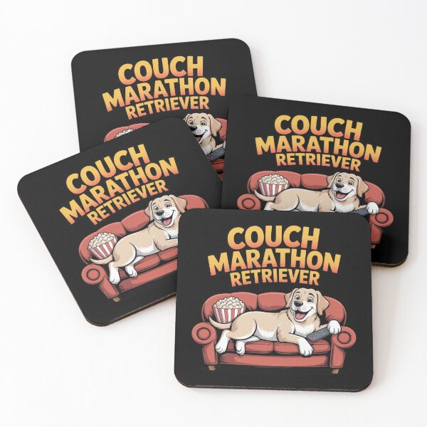 Item preview, Couch Marathon Retriever Funny Labrador Dog designed and sold by nbg2012.