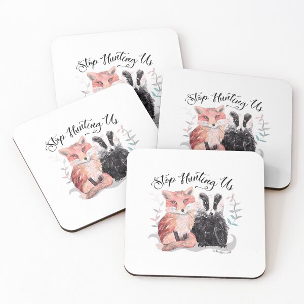 Item preview, Stop Hunting Foxes And Badgers   	 designed and sold by xwrpalva28.