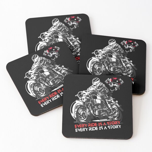 Item preview, Redbubble Every ride is a story - Premium Motorcycling designed and sold by IronClaw-POD.