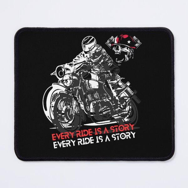 Item preview, Redbubble Every ride is a story - Premium Motorcycling designed and sold by IronClaw-POD.