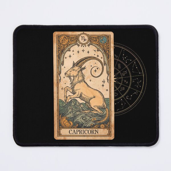 Item preview, zodiac signs, capricorn, vintage card, a gift for everyone, designed and sold by miro-bob-design.