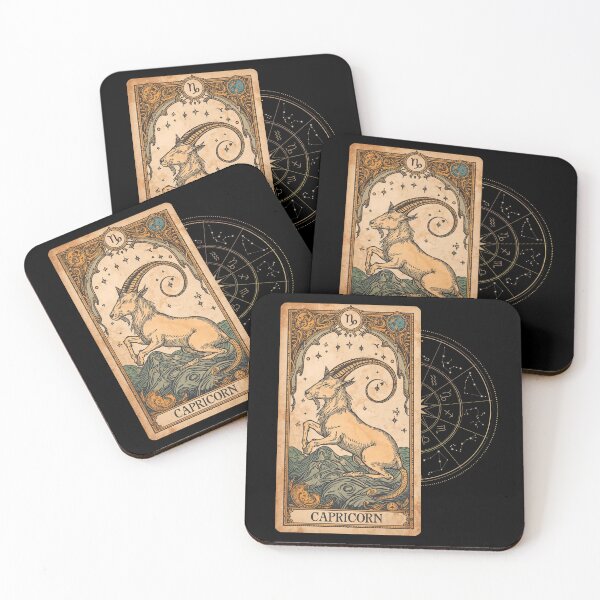 Item preview, zodiac signs, capricorn, vintage card, a gift for everyone, designed and sold by miro-bob-design.