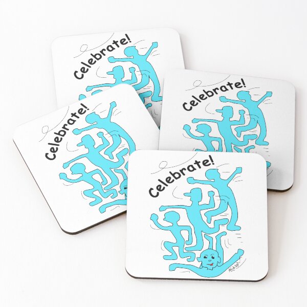 Item preview, Celebrate Light Blue designed and sold by CalanthBrenna.