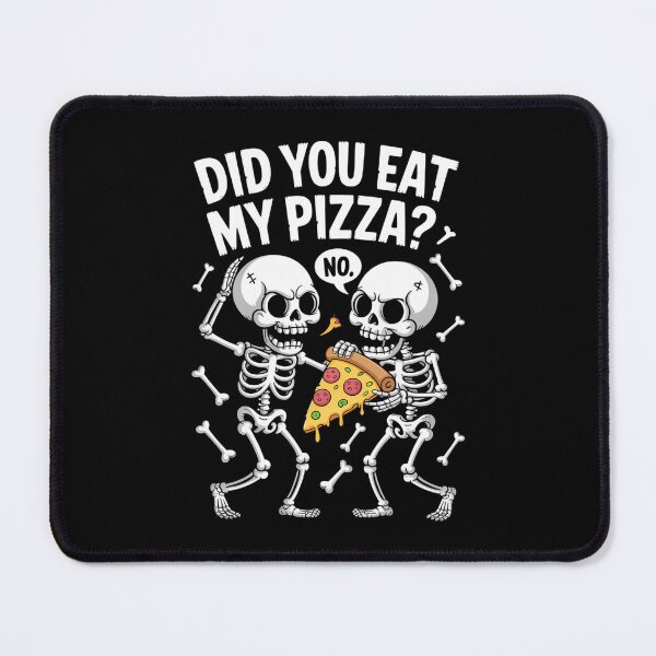 Item preview, Pizza Funny Skeleton Halloween designed and sold by savrmiller.