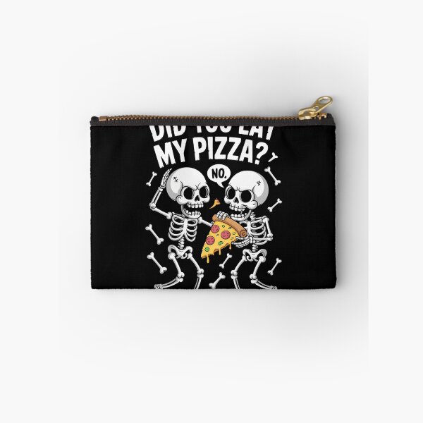 Item preview, Pizza Funny Skeleton Halloween designed and sold by savrmiller.