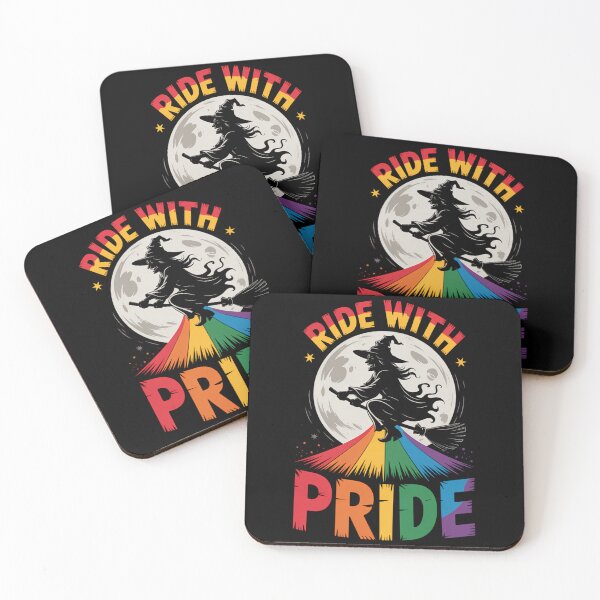 Item preview, Pride LGBT Lesbian Witch Gay Rainbow Halloween designed and sold by savrmiller.