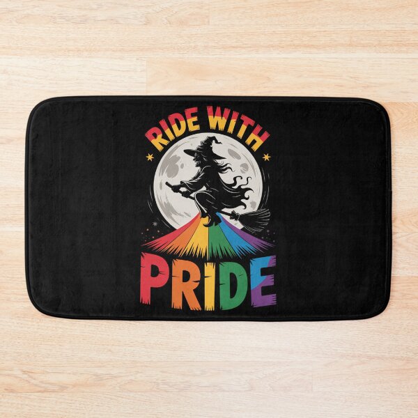 Item preview, Pride LGBT Lesbian Witch Gay Rainbow Halloween designed and sold by savrmiller.
