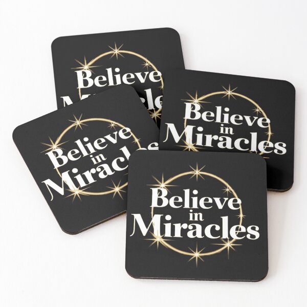 Item preview, Believe in Miracles – Inspirational Quote Typography designed and sold by SuyPrintArt.