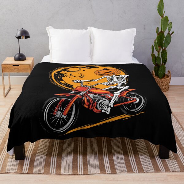 Item preview, Pumpkin Skeleton Dirt Bike Halloween Motocross designed and sold by savrmiller.