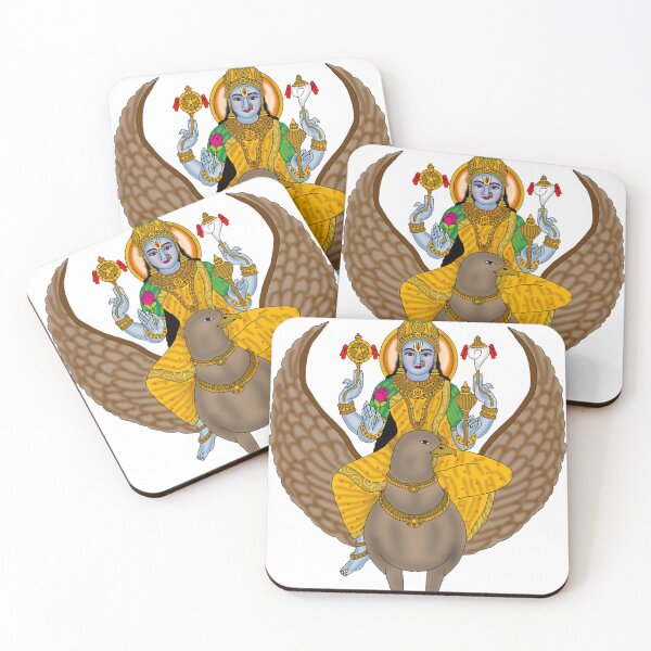 Item preview, Goddess Vaishnavi on Garuda | Divine Shakti Art | Vaishnavi Devi Spiritual Painting designed and sold by Harshit_Digital_Arts.
