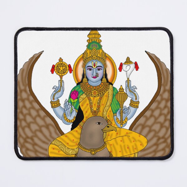 Item preview, Goddess Vaishnavi on Garuda | Divine Shakti Art | Vaishnavi Devi Spiritual Painting designed and sold by Harshit_Digital_Arts.