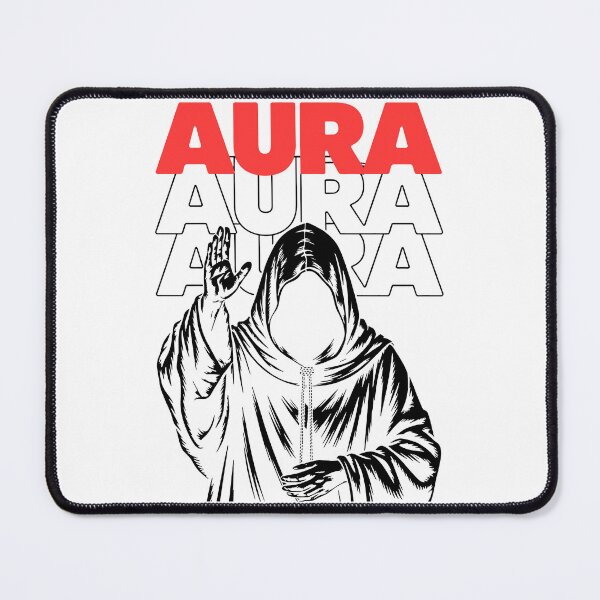 Item preview, Black Aura Energy Bold Streetwear Typography Design designed and sold by MonkiFlipp.