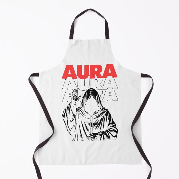 Item preview, Black Aura Energy Bold Streetwear Typography Design designed and sold by MonkiFlipp.