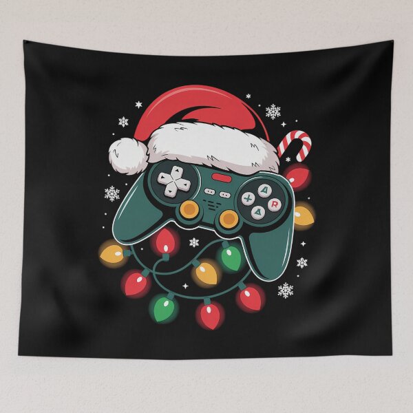 Item preview, santa gamer Christmas gaming Xmas designed and sold by savrmiller.
