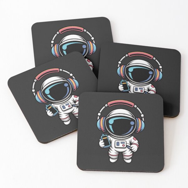 Item preview, Headphones Astronaut – Chill Hip-Hop Neon Space Explorer Design designed and sold by ColorSplash123.