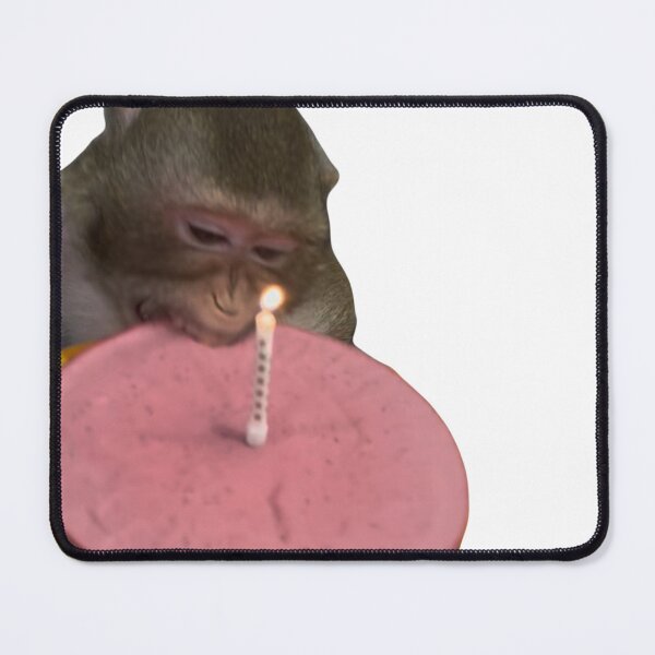 Item preview, monkey eating birthday cake  designed and sold by monkey zone.