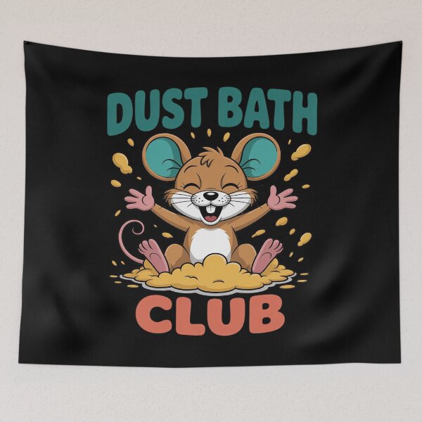Item preview, Dust Bath Club Funny Degu Scene designed and sold by procionartss.