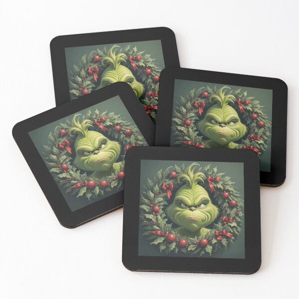 Item preview, Retro Christmas Green Cartoon Mischief designed and sold by ExcitingWright.