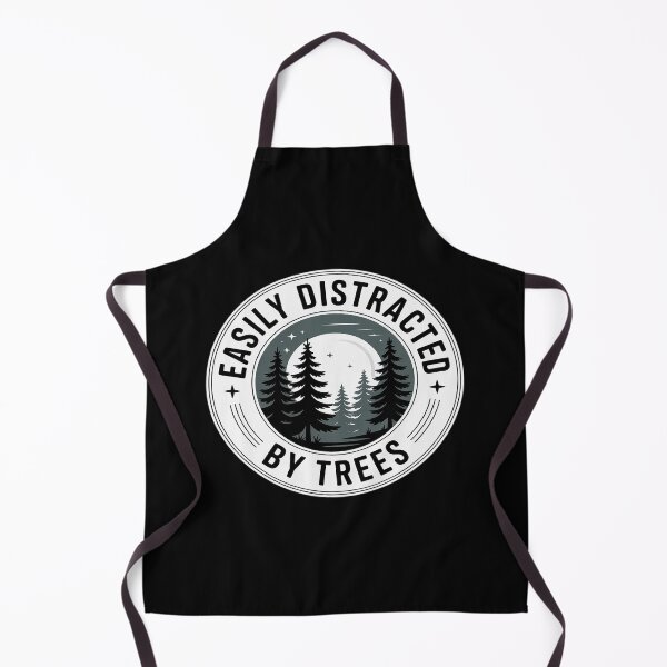 Item preview, Easily Distracted By Trees Funny Nature designed and sold by procionartss.