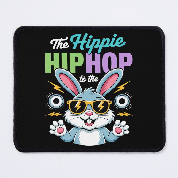 Item preview, Easter Bunny Hippity Hip Hop The Hippie Funny Cute Bunny Ear designed and sold by procionartss.