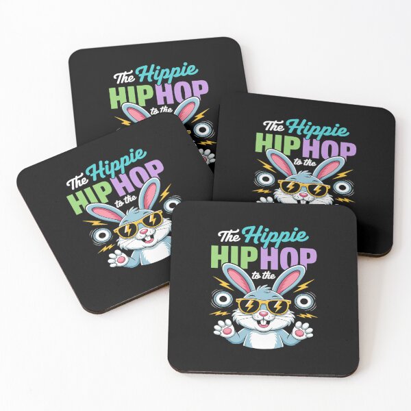 Item preview, Easter Bunny Hippity Hip Hop The Hippie Funny Cute Bunny Ear designed and sold by procionartss.