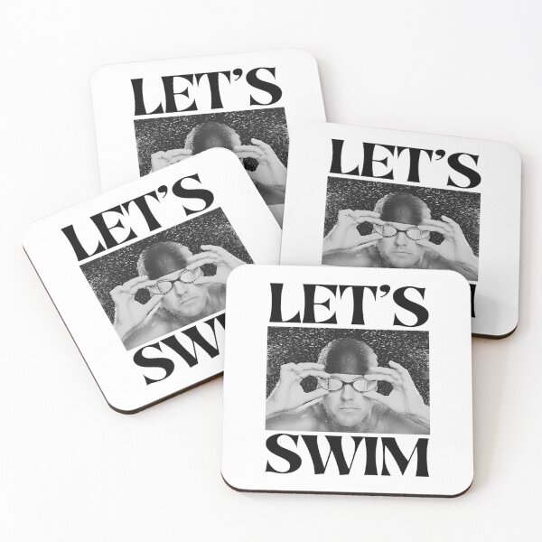 Item preview, Swimmer Tee  Let's Swim  White  	 designed and sold by gatpbkonnyb21.